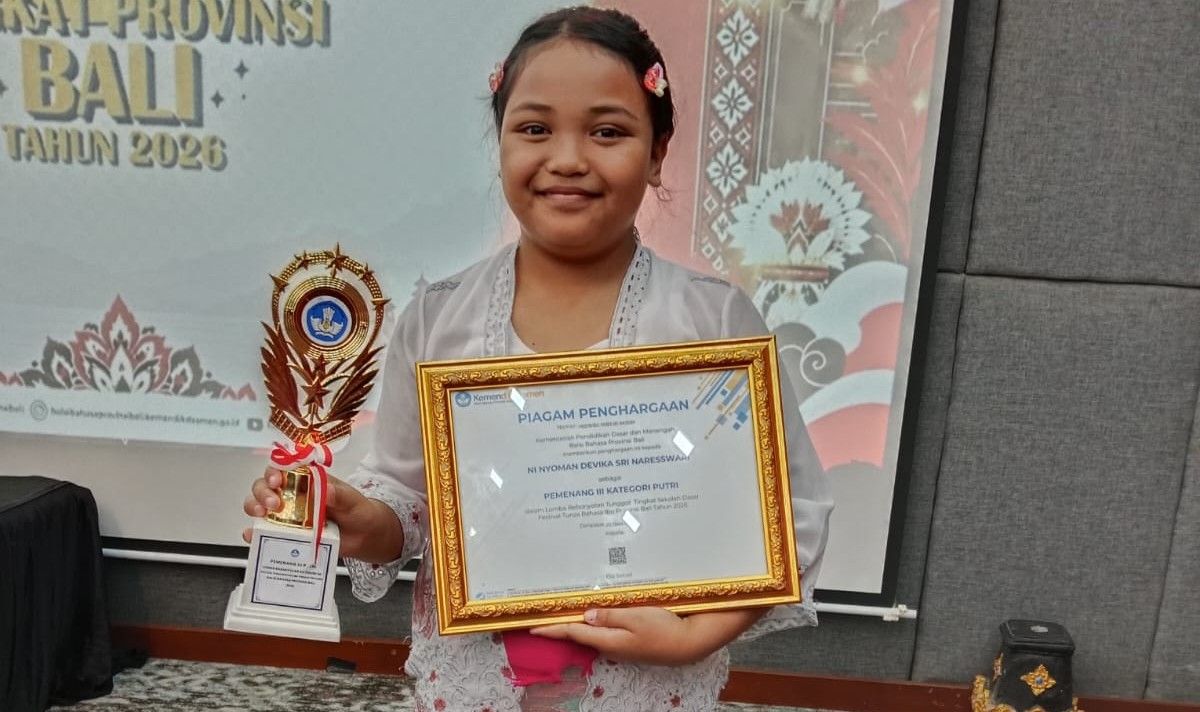 Siswi SDN 2 Duda Timur Raih Juara III Lomba Bebanyolan Tunggal FTBI Tingkat Provinsi Bali 2026